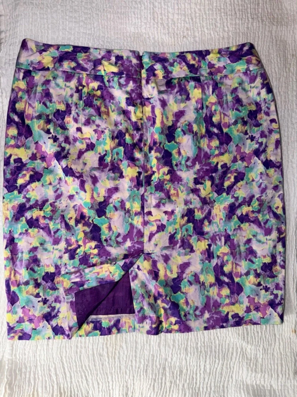 Calvin Klein Purple Floral Mini Skirt